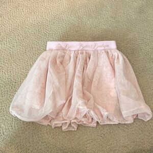 Bibbidi Bobbidi Boutique Pink Tulle Skirt with Logo Waistband